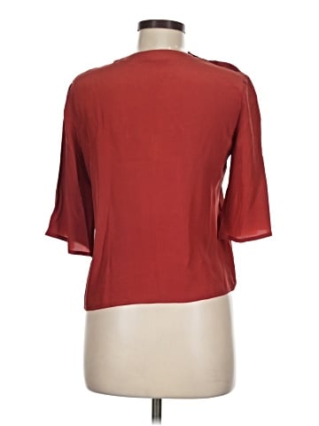 Royal Silk 3/4 Sleeve T-Shirt (view 2)