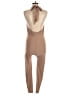 Capella Apparel Solid Brown Jumpsuit Size M - photo 2