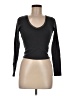 Subdued Black Long Sleeve Top Size M - photo 1