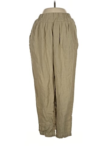 Black Crane Linen Pants (view 1)