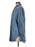 Thakoon 100% Tencel Blue Long Sleeve Button-Down Shirt Size L - photo 5