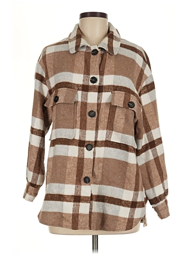 Pre-owned Unbranded Coat In Brown