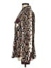 Calvin Klein Animal Print Brown Long Sleeve Blouse One size - photo 5