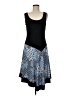 MSK Chevron-herringbone Blue Cocktail Dress Size M - photo 1