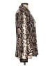 Calvin Klein Animal Print Brown Long Sleeve Blouse One size - photo 4