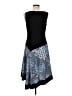 MSK Chevron-herringbone Blue Cocktail Dress Size M - photo 2