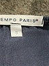 Tempo Paris Blue 3/4 Sleeve Blouse Size S - photo 7