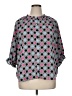 Ruby Rd. 100% Polyester Polka Dots Gray 3/4 Sleeve Blouse Size XL - photo 1