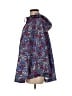 Ann Taylor 100% Polyester Blue Poncho Size Med - Lg - photo 5