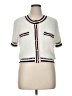 Emerson Lang 100% Nylon White Cardigan Size XL - photo 1