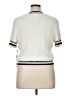 Emerson Lang 100% Nylon White Cardigan Size XL - photo 2