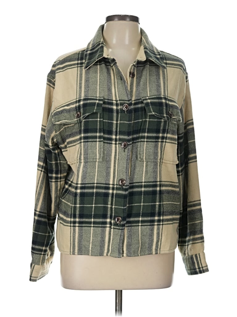 Pre-owned Sanctuary Cardigan Sweater In Green