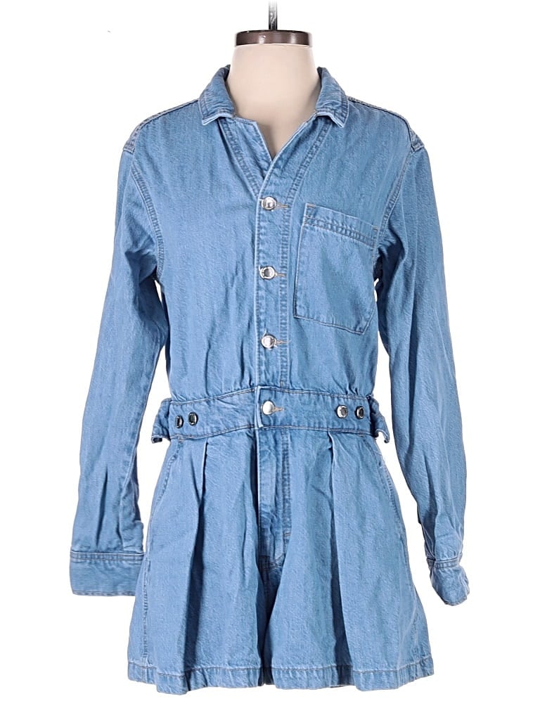 Pre-owned Universal Thread Romper In Blue