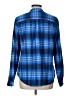 L.L.Bean 100% Cotton Plaid Blue Long Sleeve Button-Down Shirt Size L - photo 2
