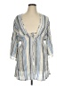 Blue Island 100% Rayon Blue 3/4 Sleeve Blouse Size XL - photo 1