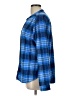 L.L.Bean 100% Cotton Plaid Blue Long Sleeve Button-Down Shirt Size L - photo 5