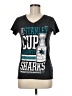 Reebok Teal Short Sleeve T-Shirt Size M - photo 1