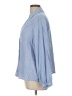 Zara Blue Long Sleeve Button-Down Shirt Size L - photo 5