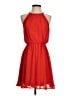 Lush 100% Polyester Solid Red Cocktail Dress Size S - photo 1