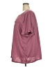 BLOOMCHIC Burgundy Short Sleeve Henley Size 28 - photo 5