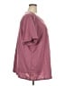 BLOOMCHIC Burgundy Short Sleeve Henley Size 28 - photo 4