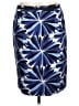 Boden 100% Polyester Graphic Blue Casual Skirt Size 12 - photo 1