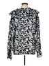 Impressions Blue Long Sleeve Blouse One size - photo 2