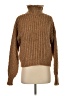 Ramy Brook Solid Brown Turtleneck Sweater Size XS - photo 1