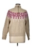 Ann Taylor LOFT Chevron-herringbone Tan Pullover Sweater Size L - photo 1