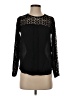 Atmosphere Black Long Sleeve Blouse Size 2 - photo 1