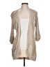 Chico's 100% Cotton Tan Cardigan Size Lg (2) - photo 1