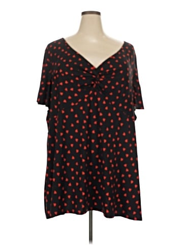 BLOOMCHIC Short Sleeve Blouse (view 1)