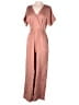 Rebellion 100% Polyester Solid Pink Jumpsuit Size M - photo 1