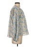 LoveShackFancy 100% Cotton Blue 3/4 Sleeve Blouse Size S - photo 4