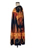 Unbranded Print Orange Casual Dress Size M - photo 5