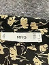 MNG Floral Black Long Sleeve Blouse Size 6 - photo 7
