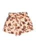 A.L.C. 100% Linen Floral Multi Color Gold Shorts Size 2 - photo 1