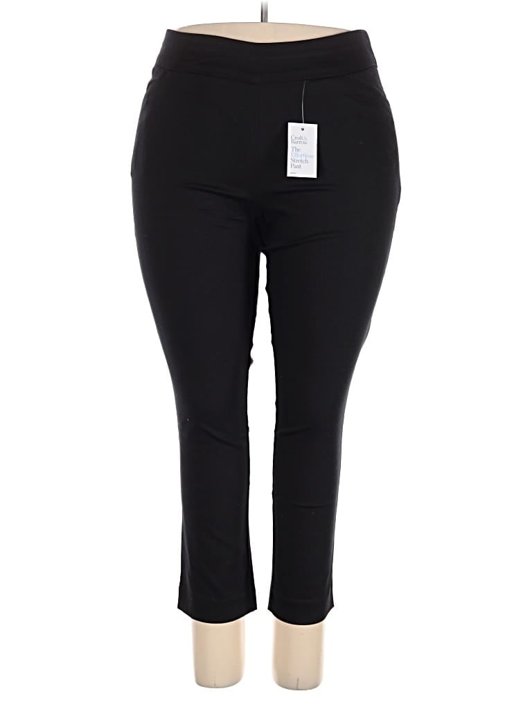 Pre-owned Croft & Barrow Active Pants In Black