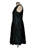 Calvin Klein Graphic Black Cocktail Dress Size 12 - photo 5