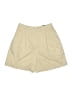 IZOD 100% Polyester Solid Ivory Khaki Shorts Size 10 - photo 1