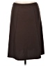Sigrid Olsen 100% Polyester Solid Brown Casual Skirt Size M - photo 2