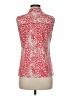 EP Pro Animal Print Red Sleeveless Blouse Size M - photo 2