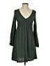 Blue Rain Solid Green Casual Dress Size S - photo 1