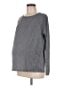 Gap - Maternity Gray Long Sleeve T-Shirt Size Med Maternity - photo 1
