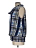 Peck & Peck Checkered-gingham Color Block Plaid Blue Sleeveless Blouse Size L - photo 5
