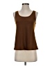 Uniqlo 100% Polyester Brown Tank Top Size S - photo 1