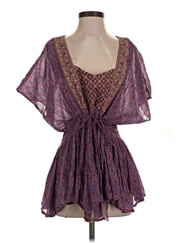 Free People Short Sleeve Blouse (view 1)