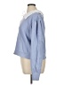 By Anthropologie 100% Cotton Blue Pullover Sweater Size XL - photo 5