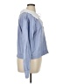 By Anthropologie 100% Cotton Blue Pullover Sweater Size XL - photo 4