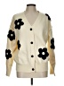 Cider Floral Ivory Cardigan Size L - photo 1